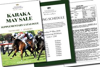 Supplementary catalogue available for the Karaka May Sale.